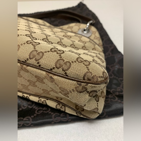 SOLD ❌ Authentic Gucci Monogram Eclipse Shoulder Bag ♥️ - Picture 12 of 16